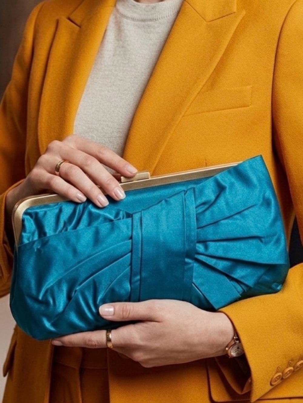 🆕 J. Crew Silk Clutch Crossbody Bag